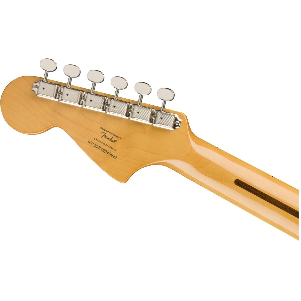 Fender squier classic vibe 70s jaguar lrl black chitarra elettrica