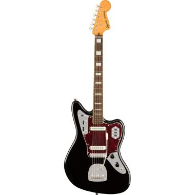 Fender squier classic vibe 70s jaguar lrl black chitarra elettrica