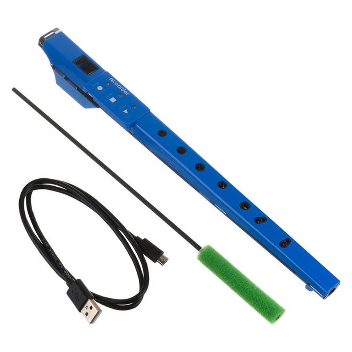 ARTINOISE Re.Corder Blue FLAUTO DOLCE ELETTRONICO MIDI WIRELESS BLU