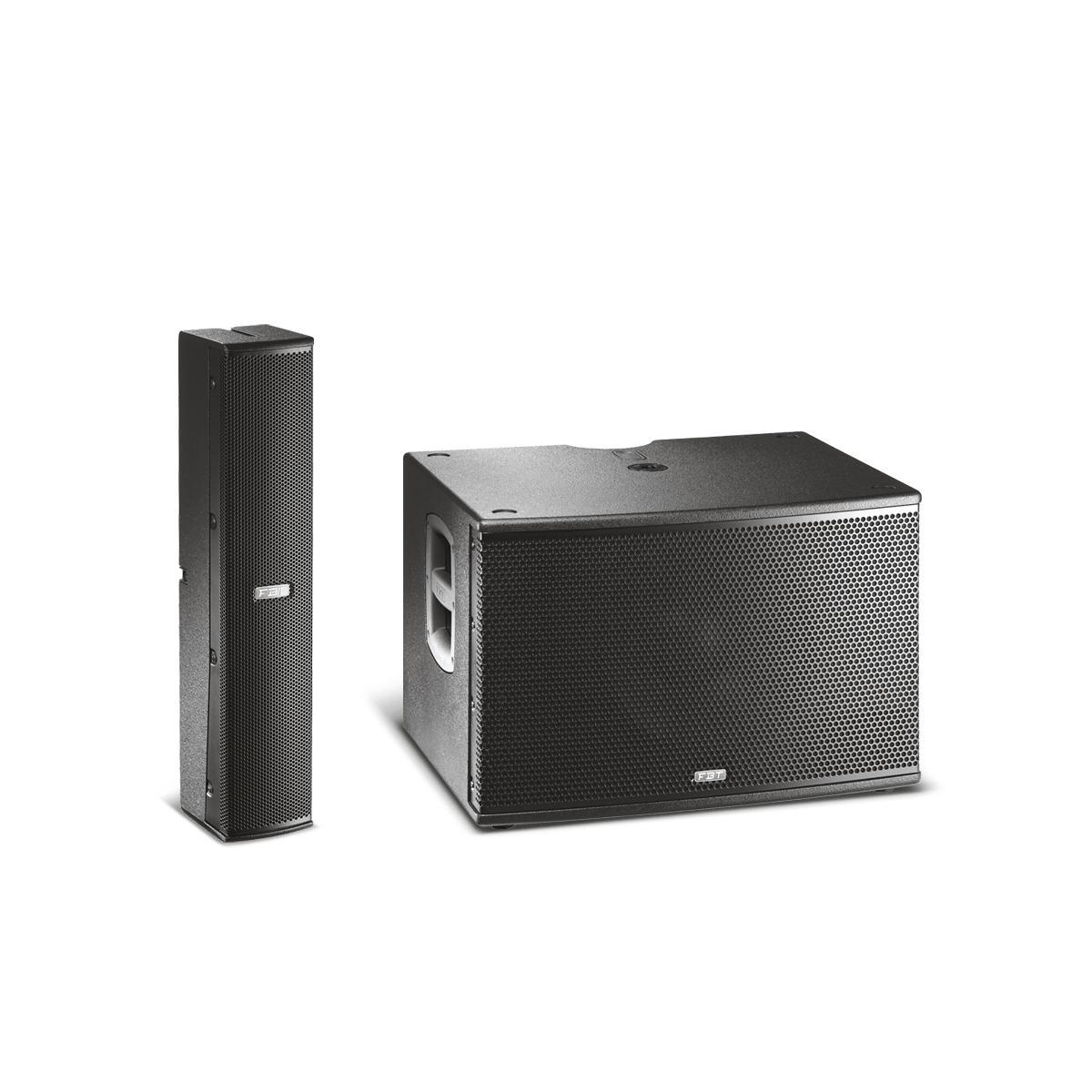 FBT VERTUS CS 1000 SISTEMA AUDIO AMPLIFICATO SUBWOOFER 12" + SATELLITE 6x3" 1000W