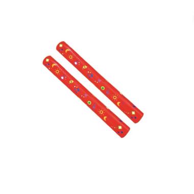 Lf g7r claves rosse in legno cm 20x2,2