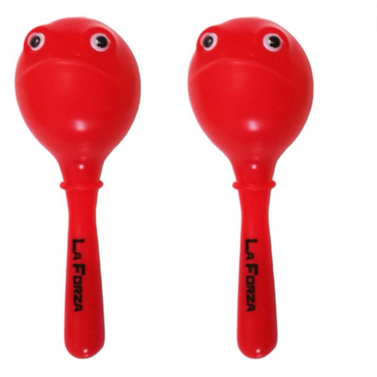 Lf m24 maracas smile in plastica cm 16 x 5,5