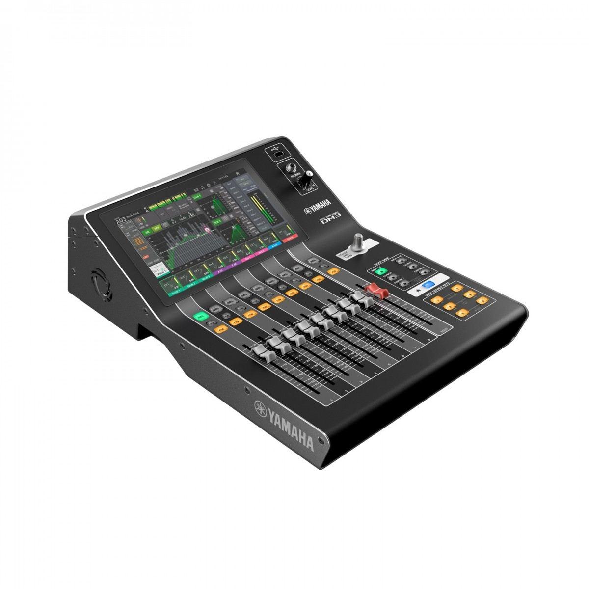 Yamaha dm3 dante mixer digitale 16 canali con 9 fader motorizzati con dante