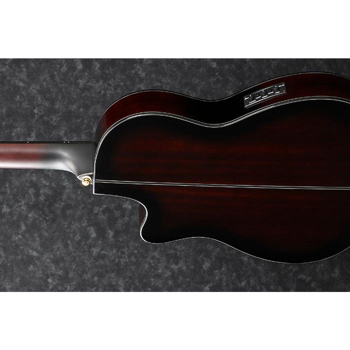 Ibanez ga35tce dvs dark violin sunburst chitarra classica elettrificata