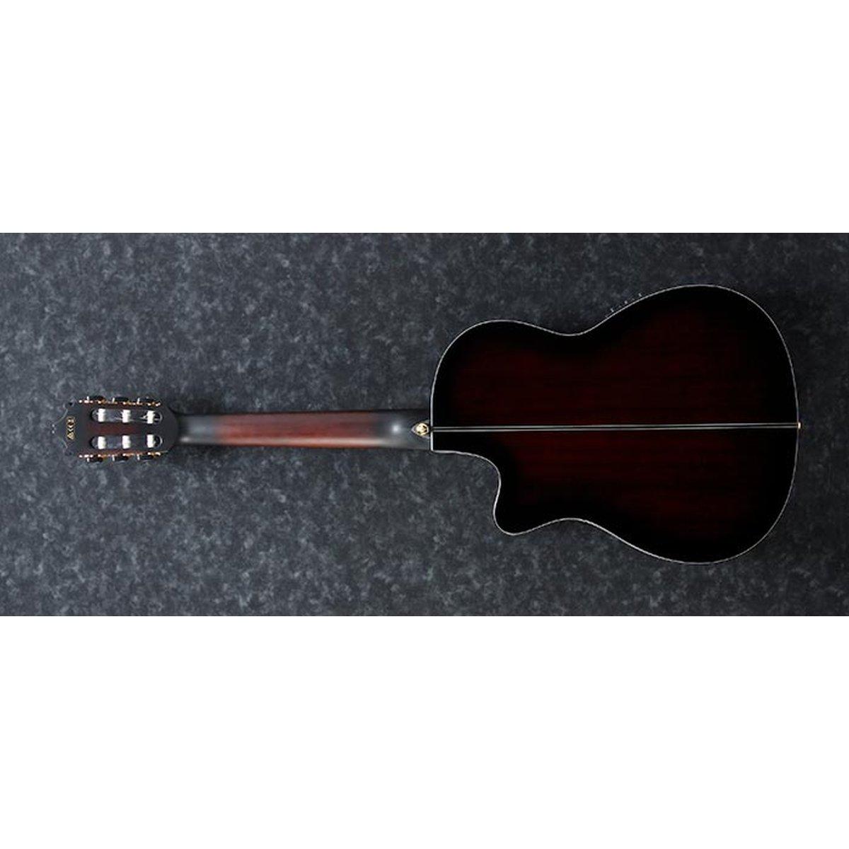 Ibanez ga35tce dvs dark violin sunburst chitarra classica elettrificata