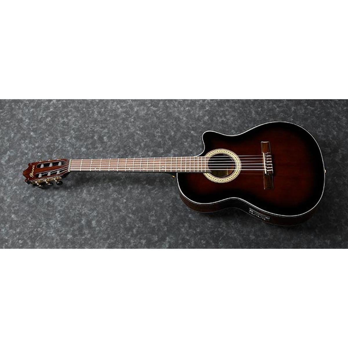 Ibanez ga35tce dvs dark violin sunburst chitarra classica elettrificata