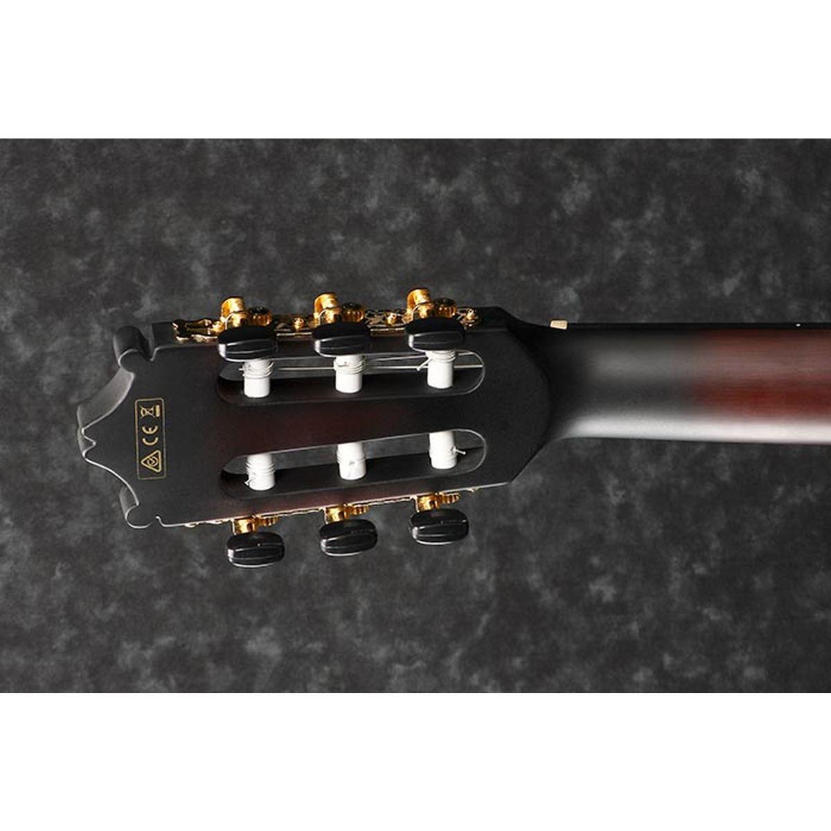 Ibanez ga35tce dvs dark violin sunburst chitarra classica elettrificata