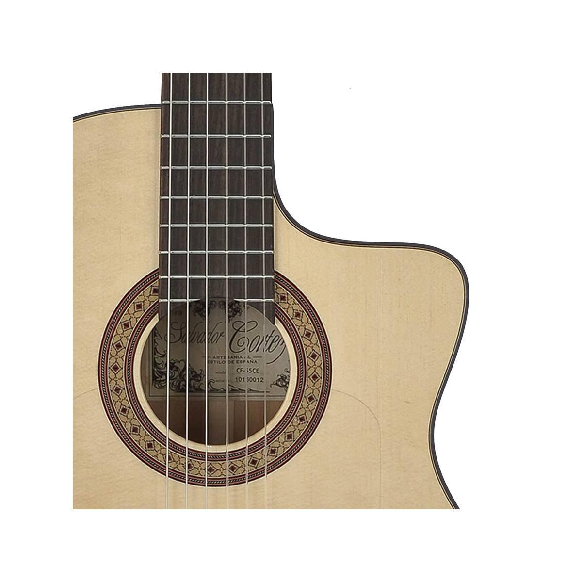 Salvador cortez cf55tce chitarra flamenco elettrificata