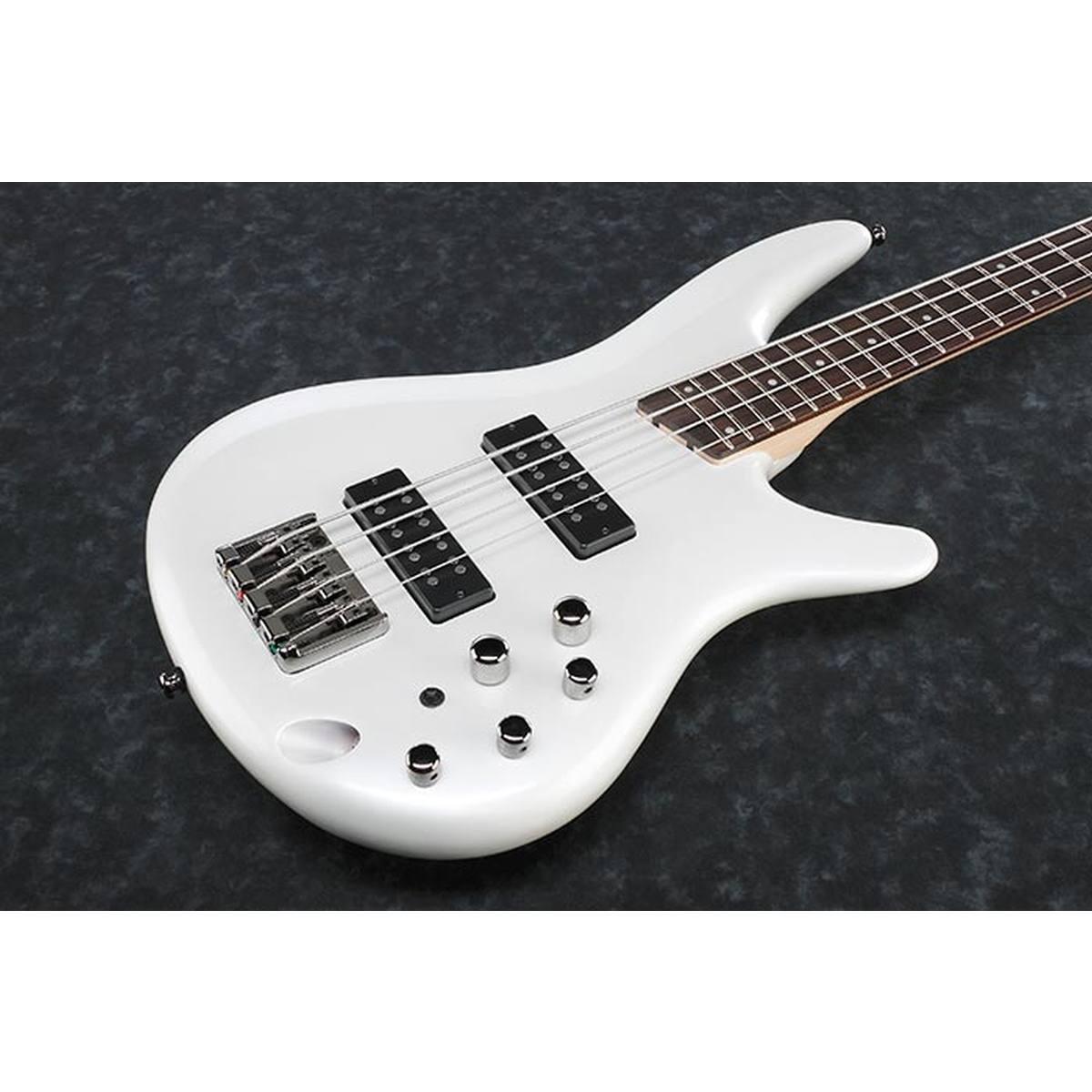 Ibanez sr300e pw pearl white basso elettrico 4 corde