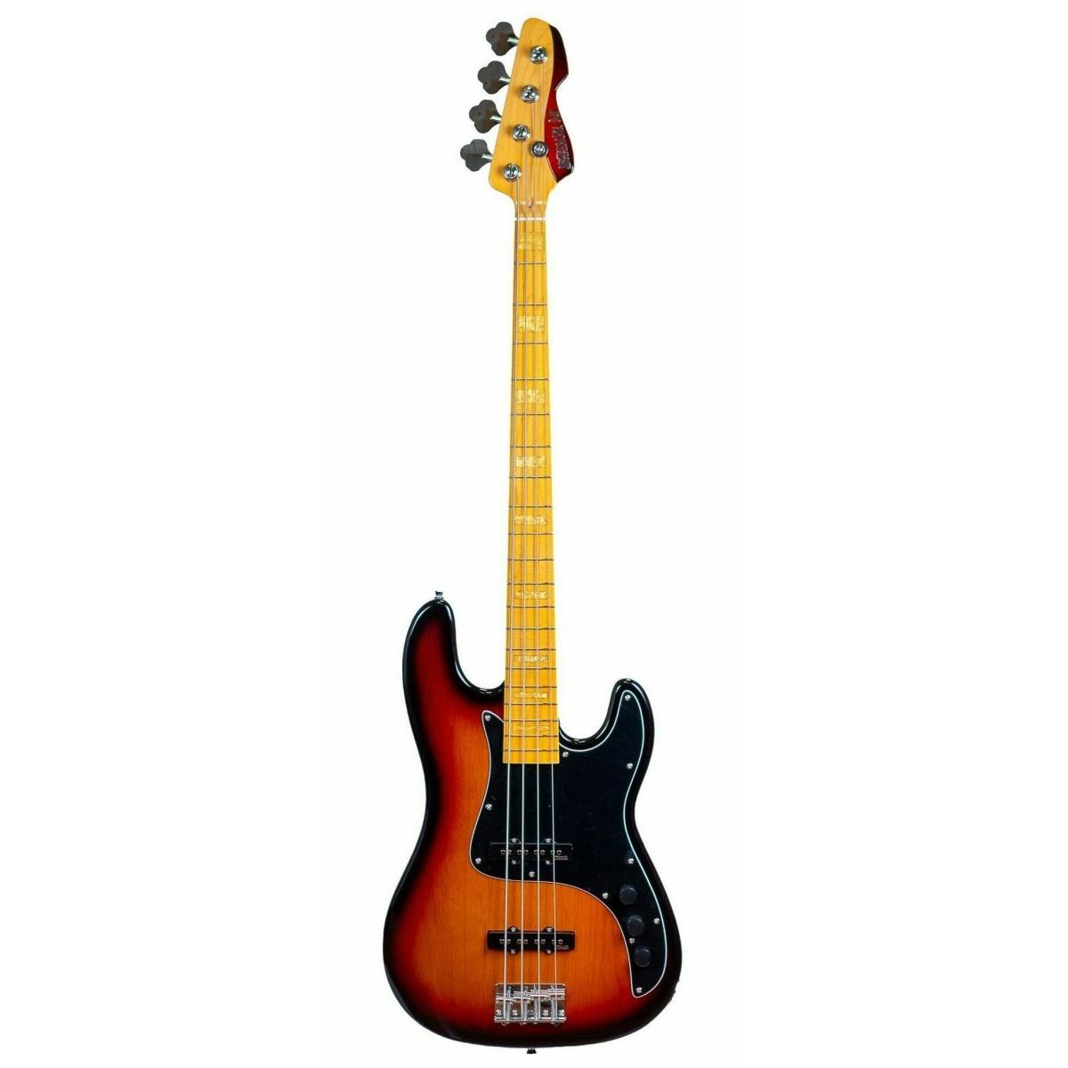 Markbass gv4 gloxy 3 tone sunburst cr mp basso elettrico 4 corde