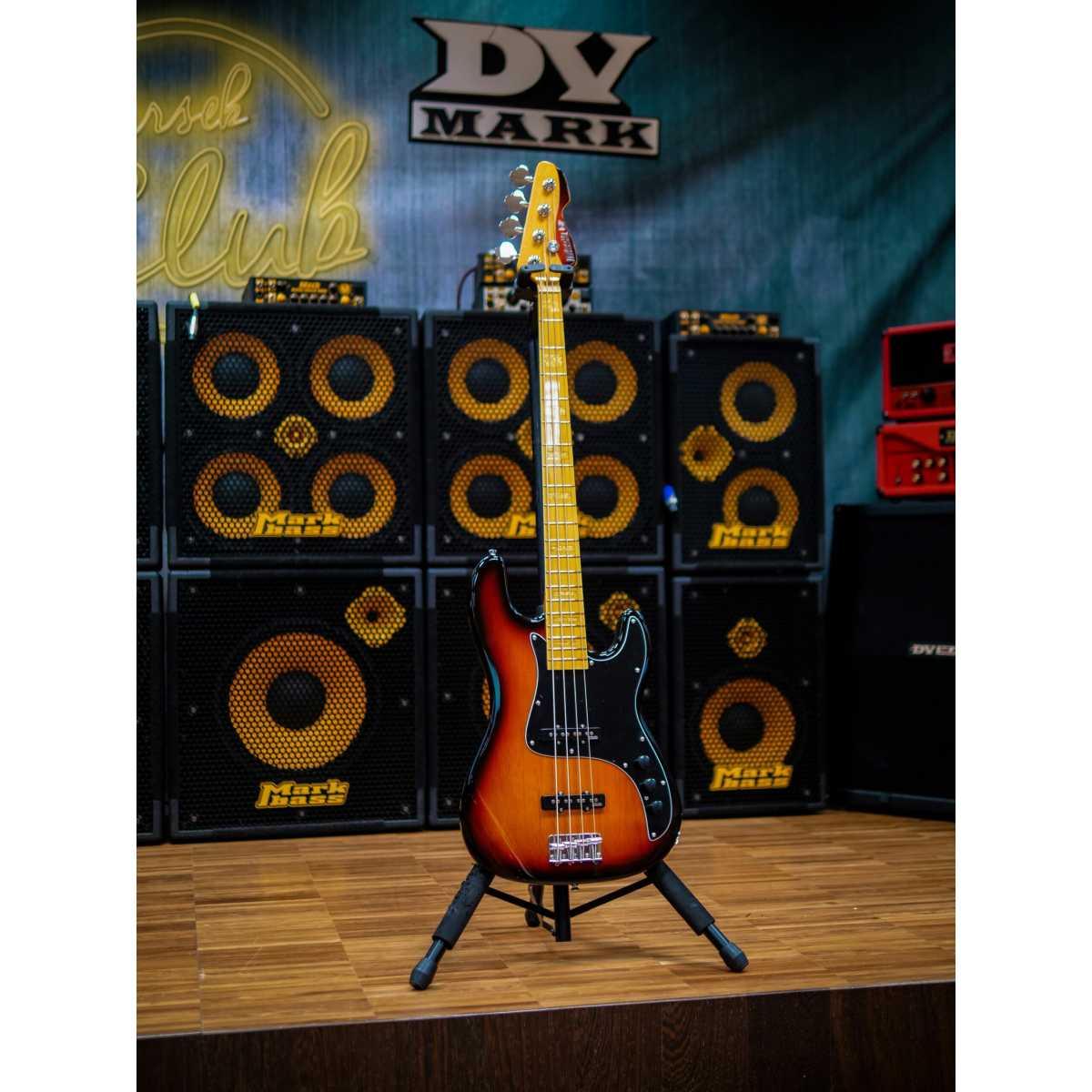 Markbass gv4 gloxy 3 tone sunburst cr mp basso elettrico 4 corde