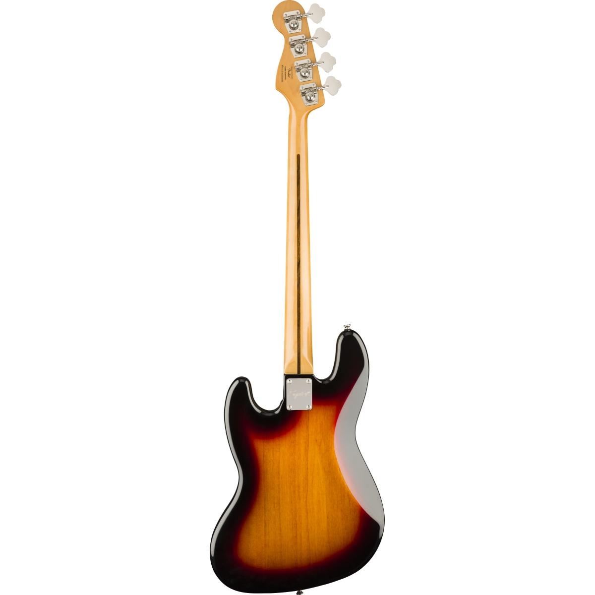 Fender classic vibe '60s jazz bass 3 tone sunburst basso elettrico 4 corde