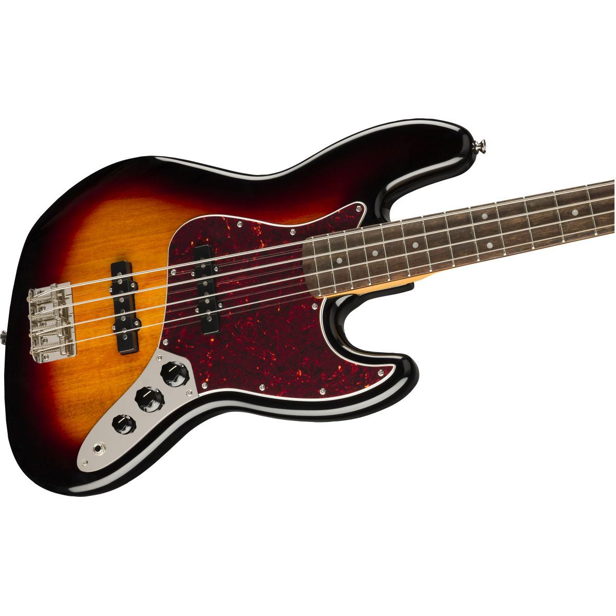 Fender classic vibe '60s jazz bass 3 tone sunburst basso elettrico 4 corde
