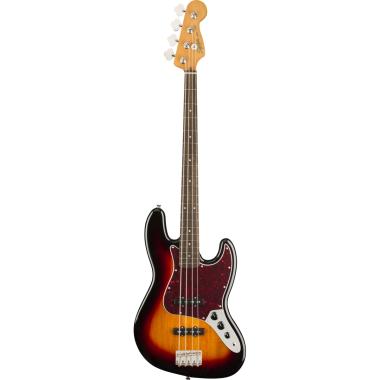 Fender classic vibe '60s jazz bass 3 tone sunburst basso elettrico 4 corde