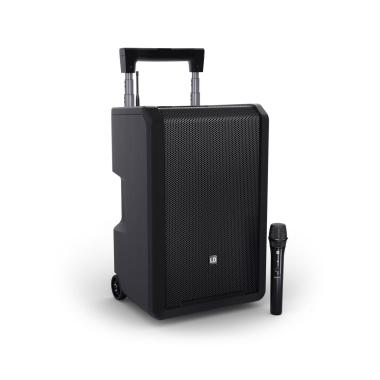 LD SYSTEMS ANNY 10 HHD B8 - Altoparlante PA Bluetooth da 10" con batteria ricaricabile, mixer e 1 radiomicrofono