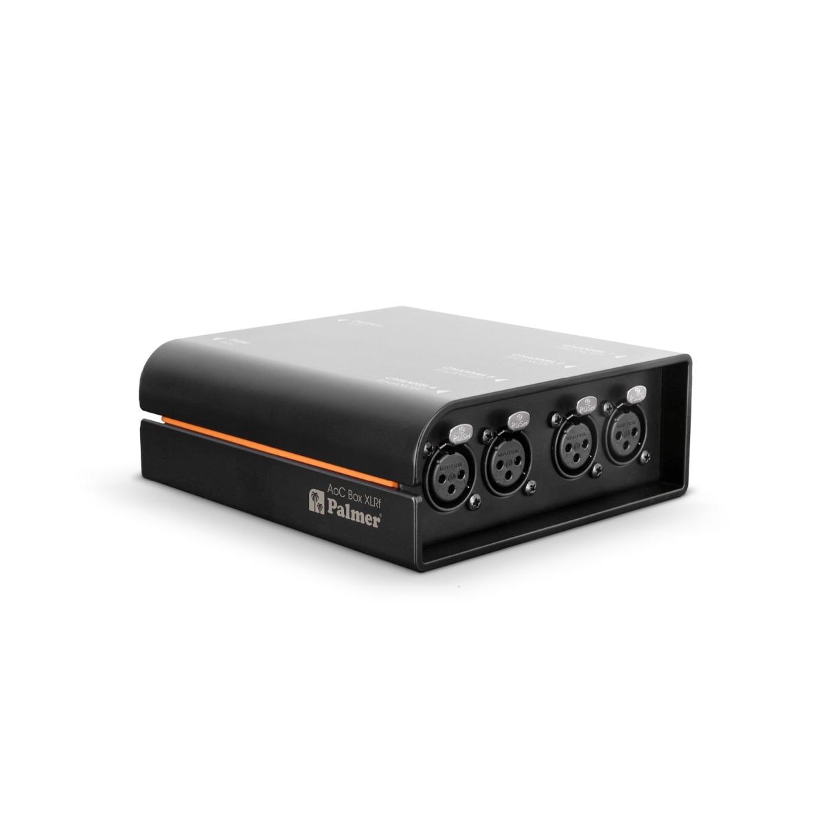 PALMER AoC Box XLRf - Cassa audio over Cat da etherCON a 4 XLR femmina