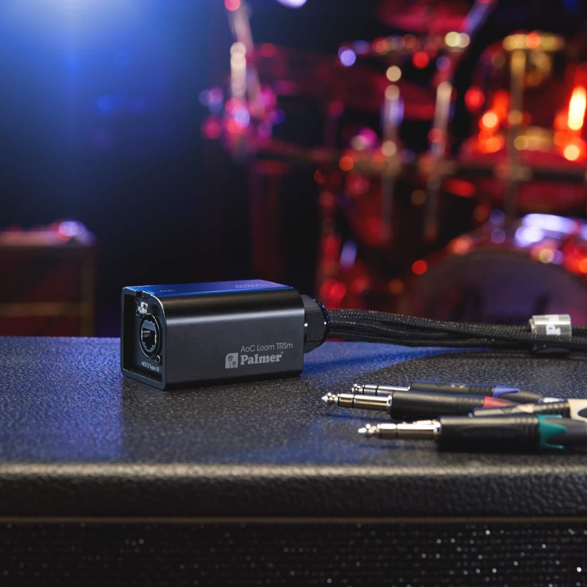 PALMER AoC Loom TRSm - Cavo adattatore audio multicore over Cat da etherCON a 4 jack TRS