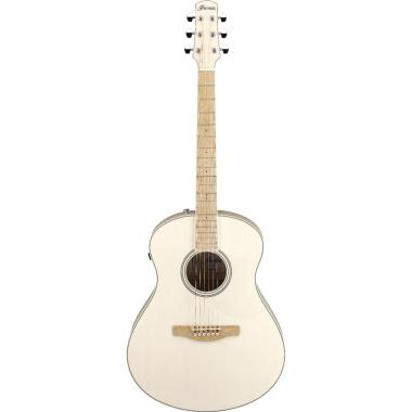 Ibanez aam370e open pore antique white chitarra acustica elettrificata