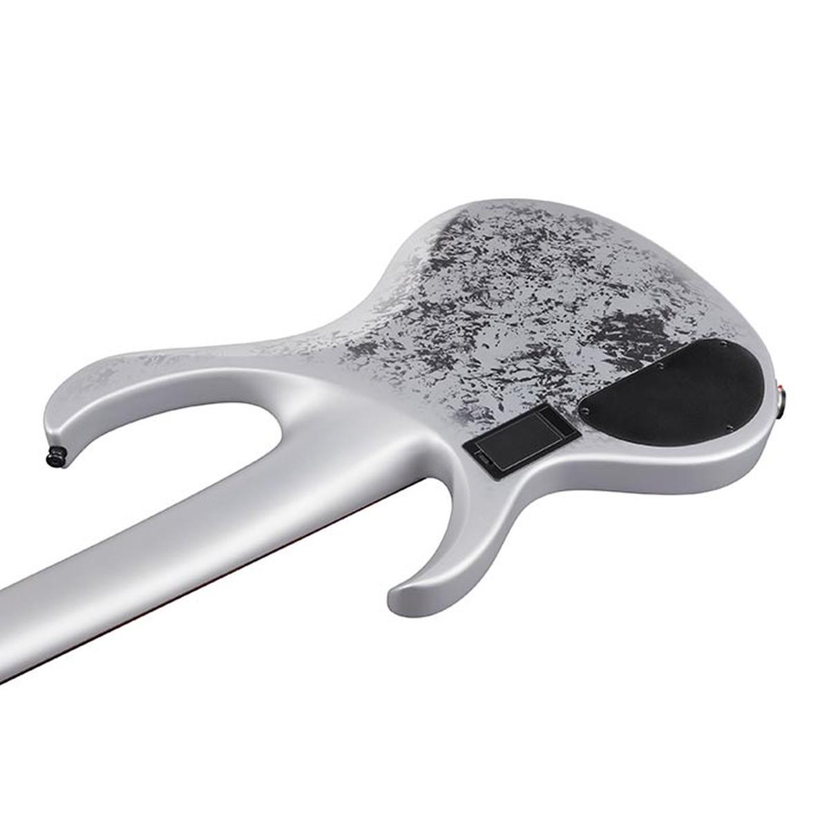 Ibanez btb25th5slm silver blizzard matte  basso elettrico 5 corde