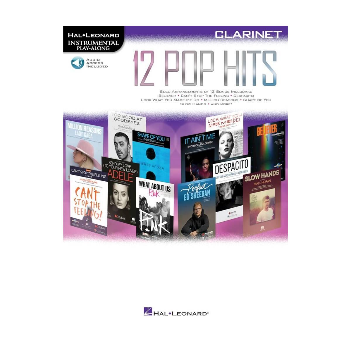 12 pop hits per clarinetto