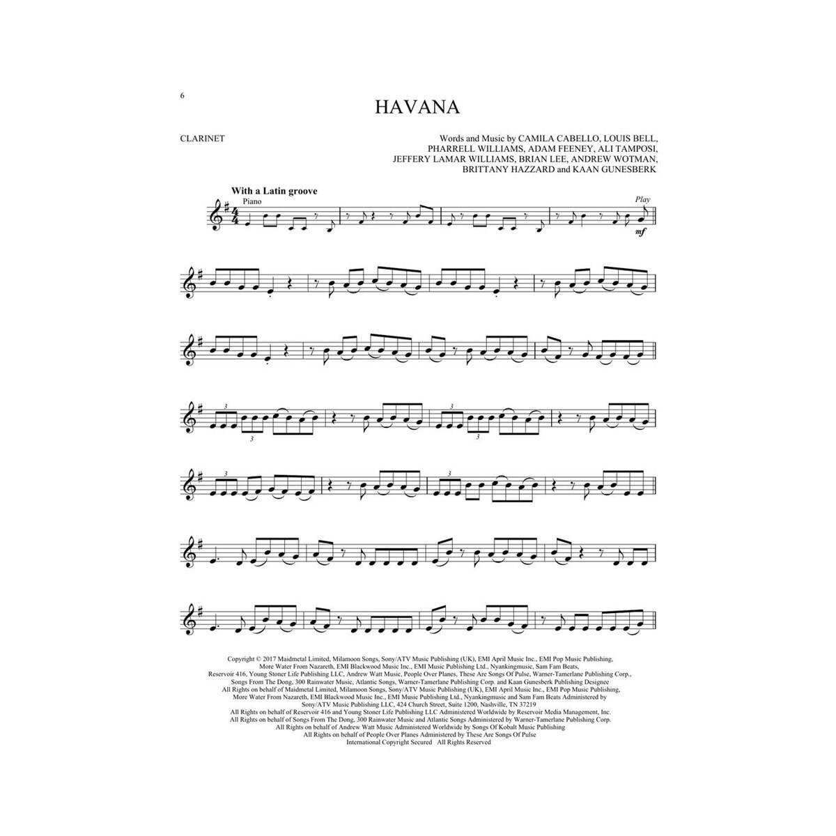 12 hot singles per clarinetto