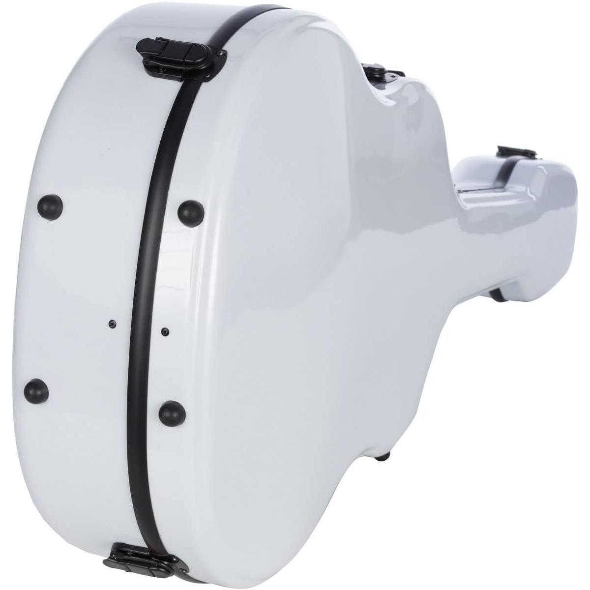 Plc case chitarra classica in policarbonato white