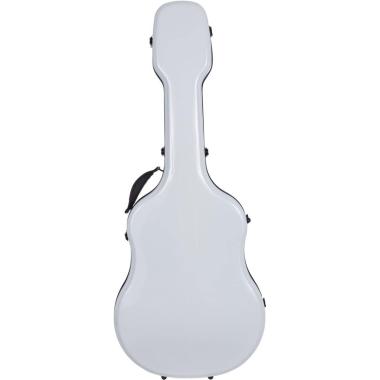 Plc case chitarra classica in policarbonato white