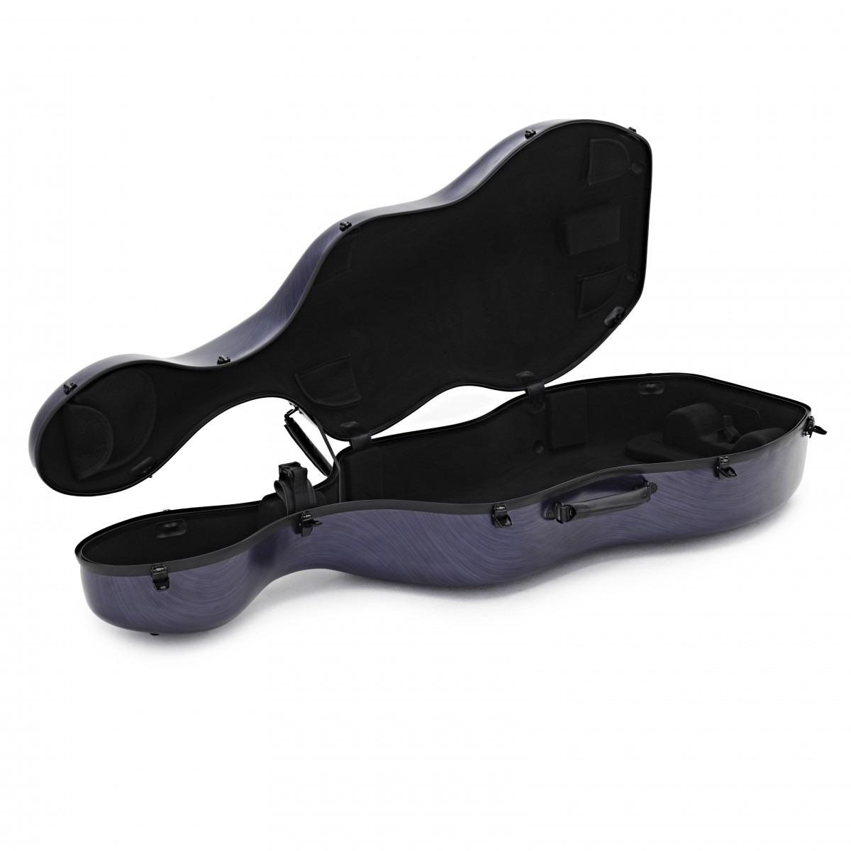 Plc case violoncello policarbonato white