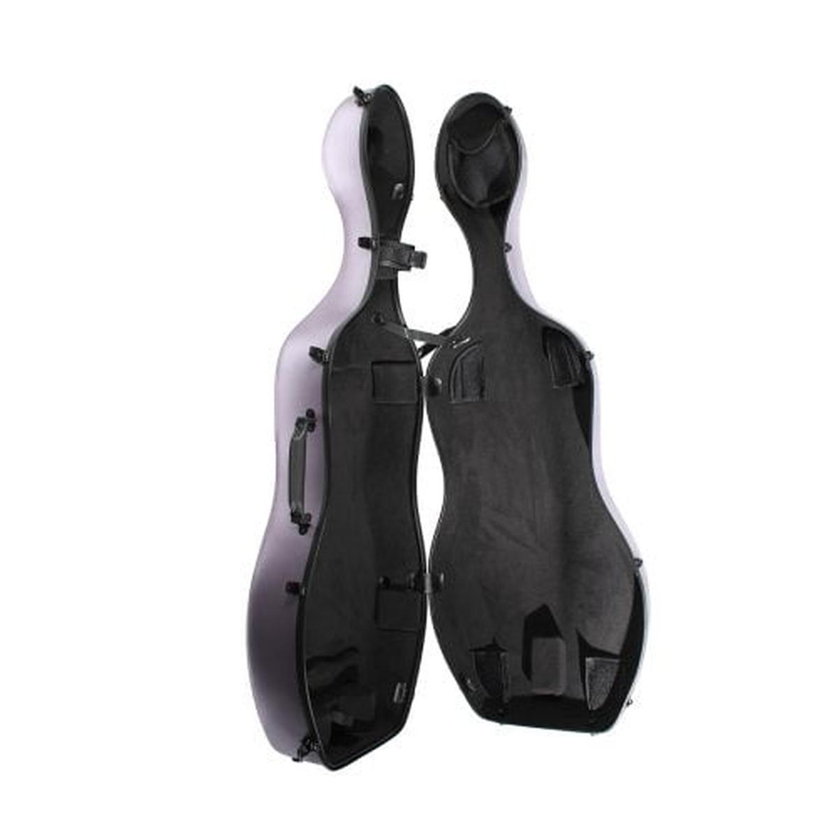 Plc case violoncello policarbonato lux black