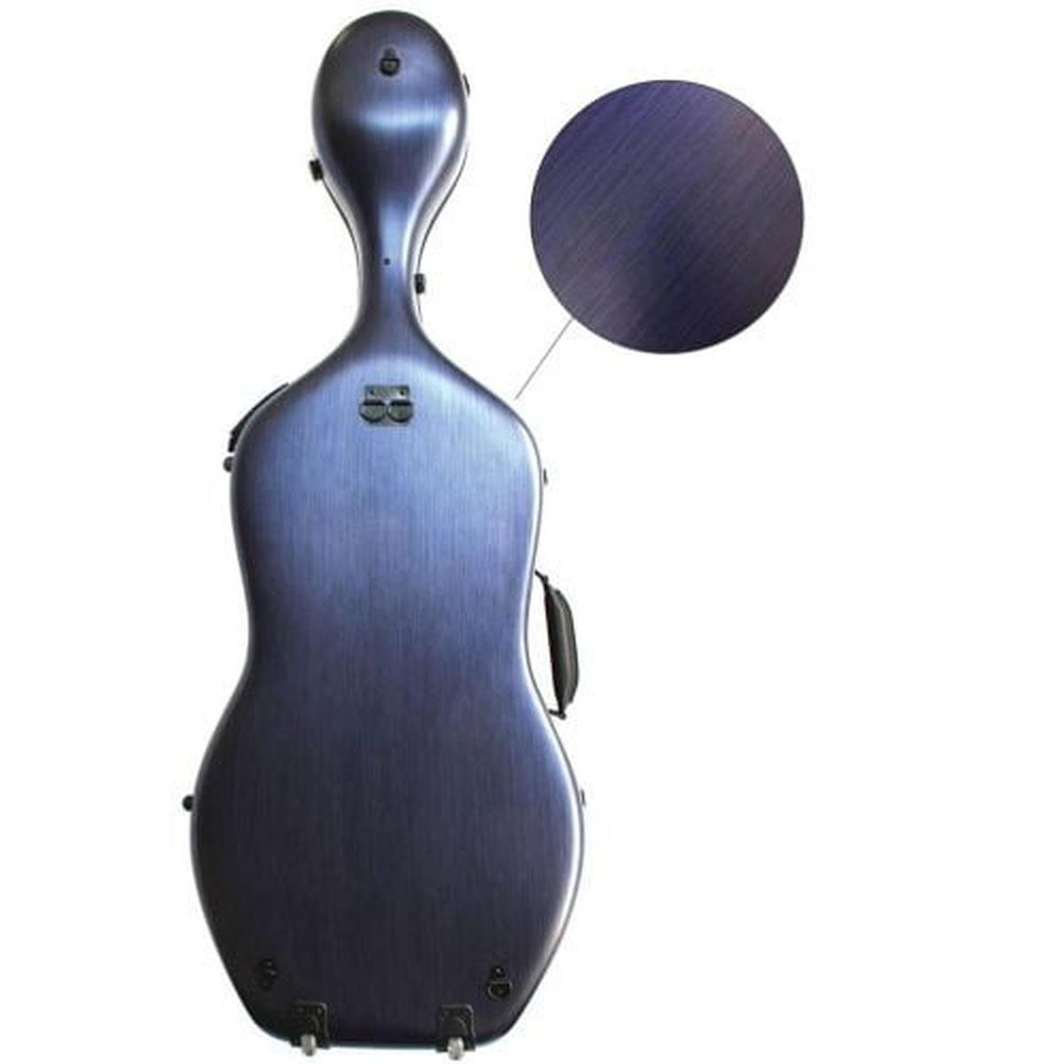 Plc case violoncello policarbonato lux blue