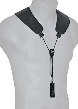 Bg c50 tracolla in pelle per clarinetto basso