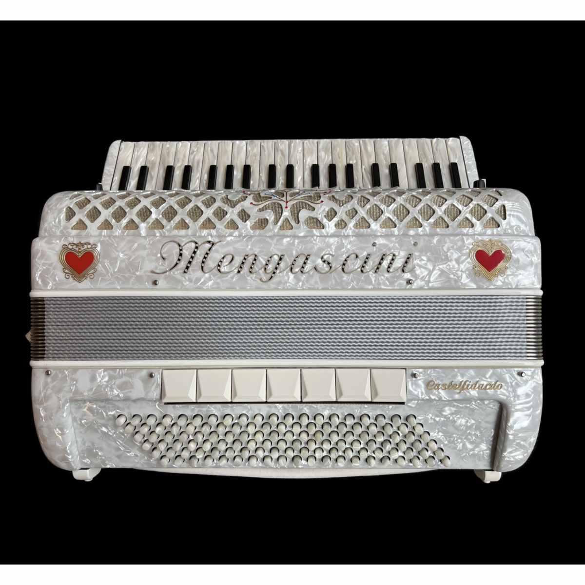 Fisarmonica mengascini 4/5 120 bassi 1 cassotto -  usata