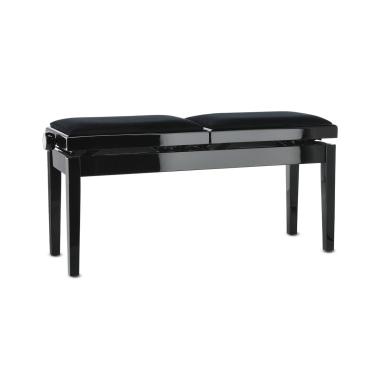 GEWA Panca per piano Deluxe Double NERO LUCIDO