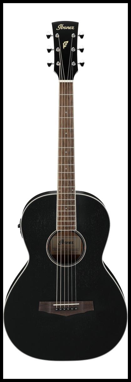 IBANEZ PN14MHE WK Weathered Black OPEN PORE CHITARRA ACUSTICA ELETTRIFICATA