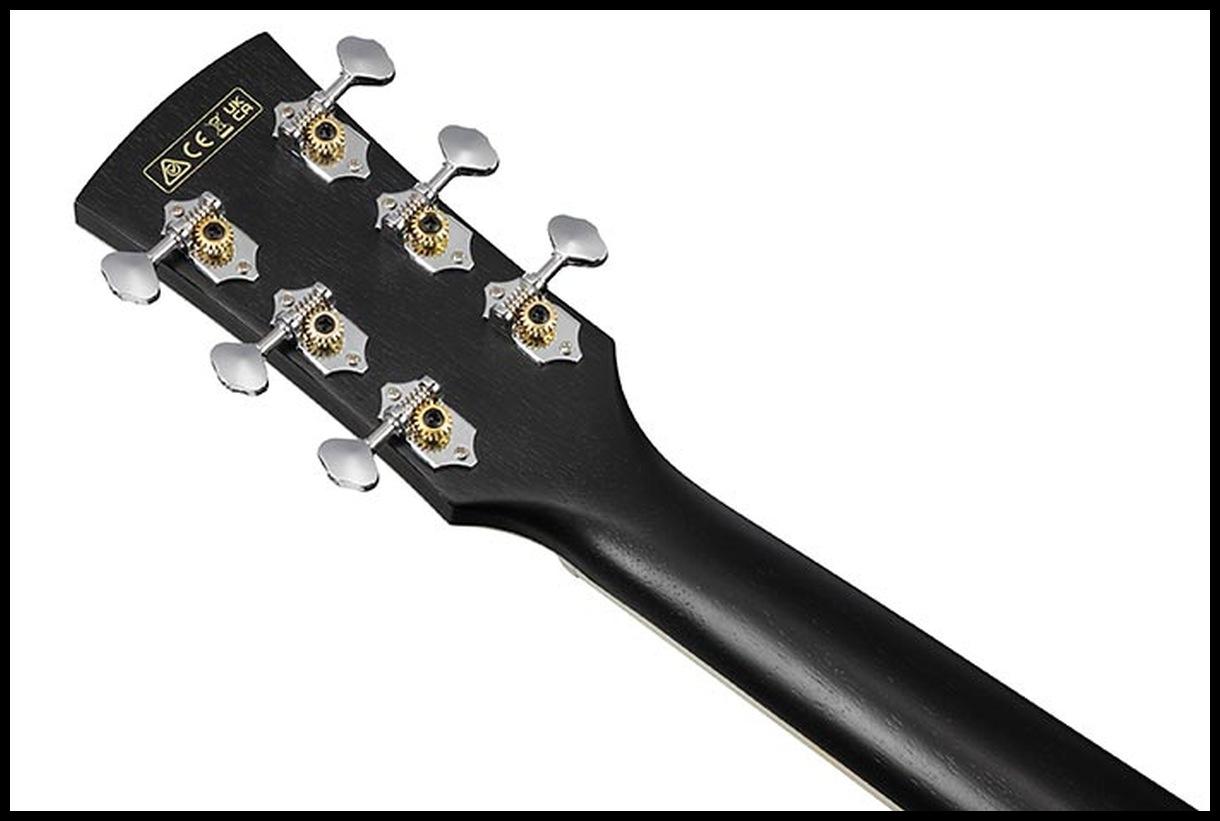 IBANEZ PN14MHE WK Weathered Black OPEN PORE CHITARRA ACUSTICA ELETTRIFICATA