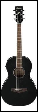 IBANEZ PN14MHE WK Weathered Black OPEN PORE CHITARRA ACUSTICA ELETTRIFICATA