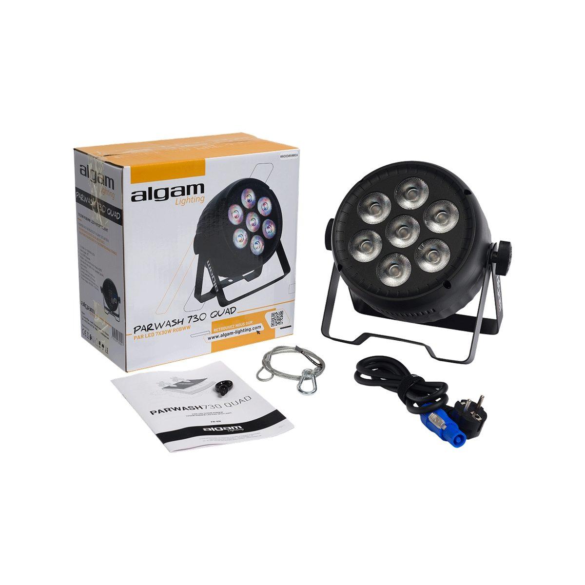 ALGAM LIGHTING PARWASH730-QUAD LED 7x30W RGBWW