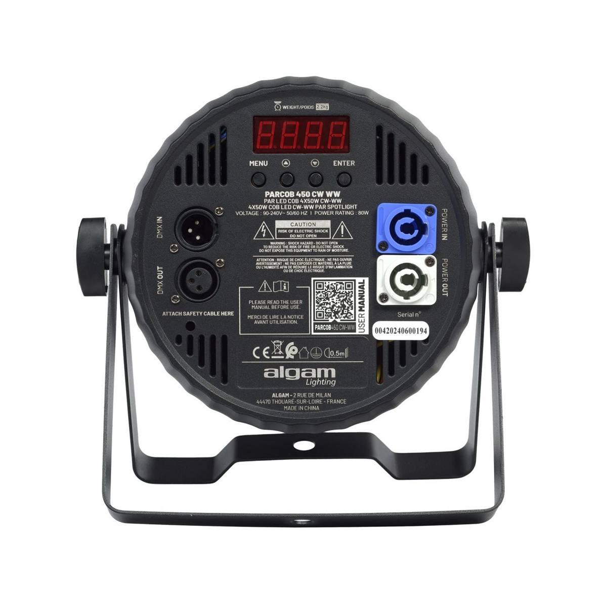 ALGAM LIGHTING PARCOB450-CW-WW Par Led COB 4x50W