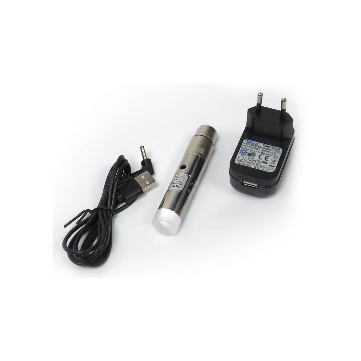 ALGAM LIGHTING DMX-WRB Ricevitore DMX Femmina 3 Poli a Batteria