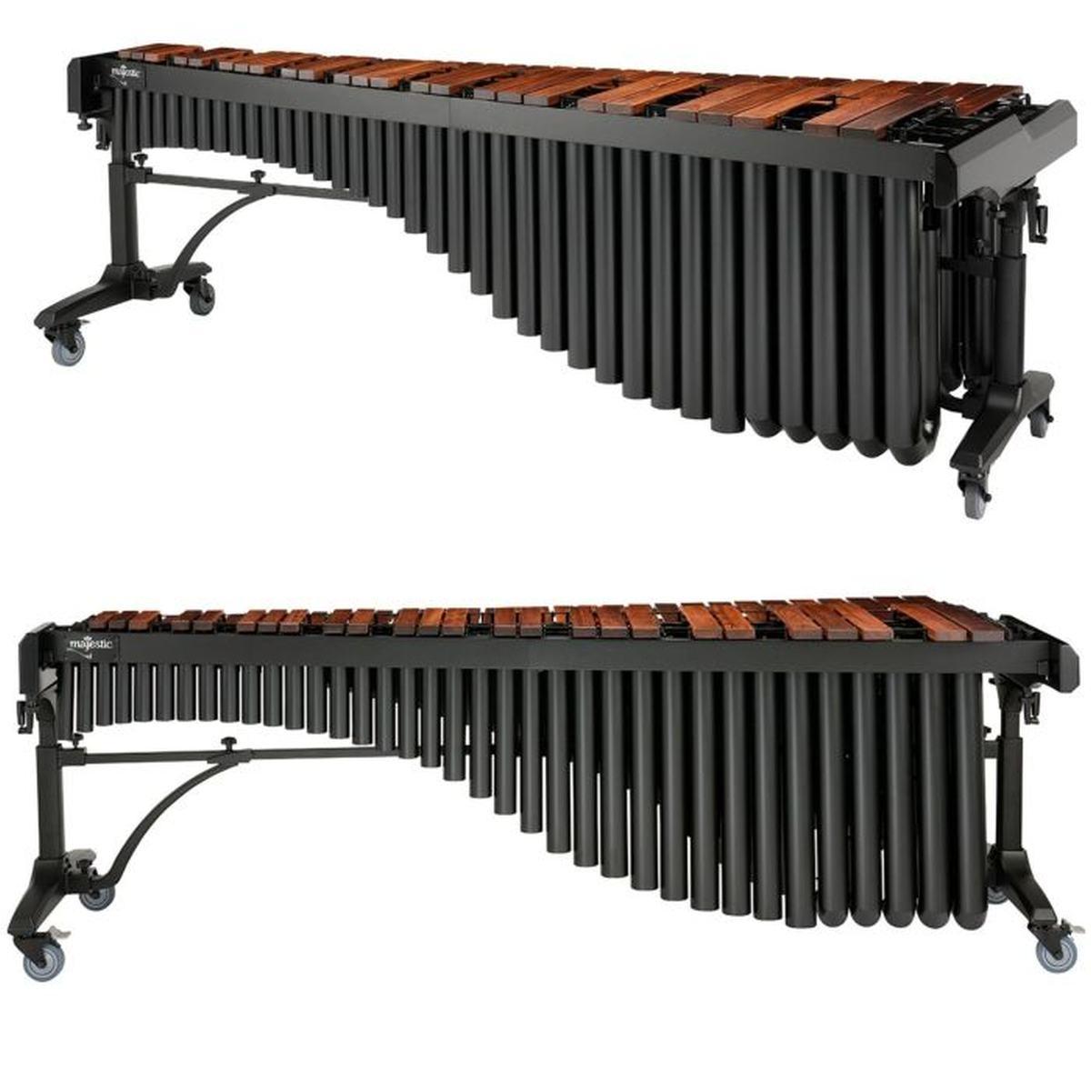 MAJESTIC Marimba Concert black, 5 ottave, C2-C7, Rosewood, M650HB