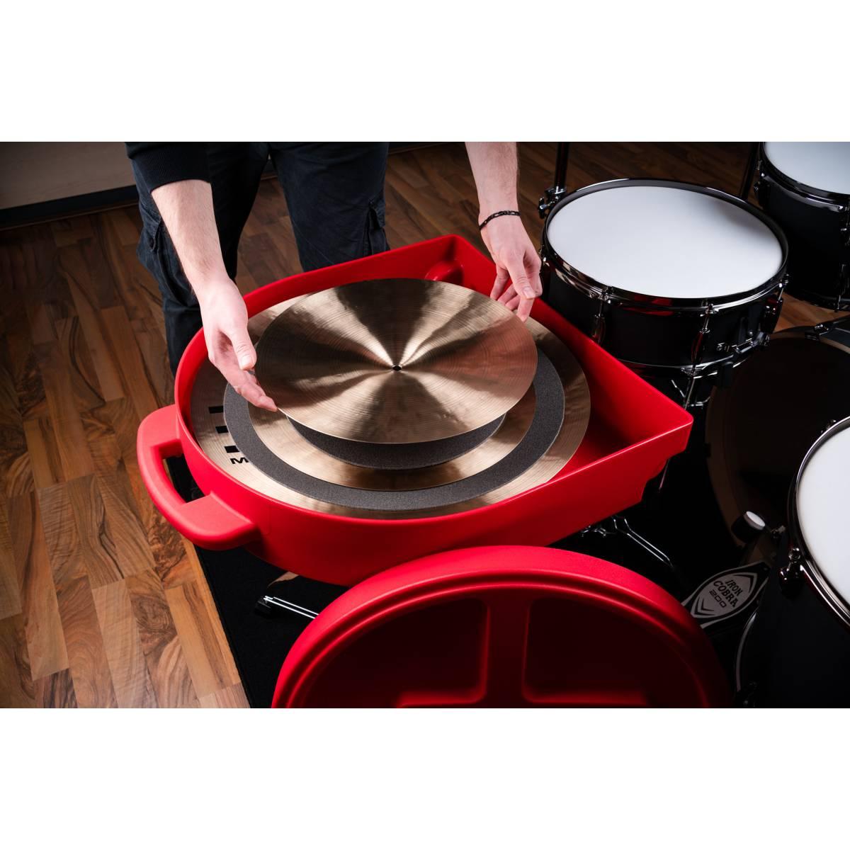 MEINL MCC22R Custodia Rigida per piatti Pro da 22" rossa