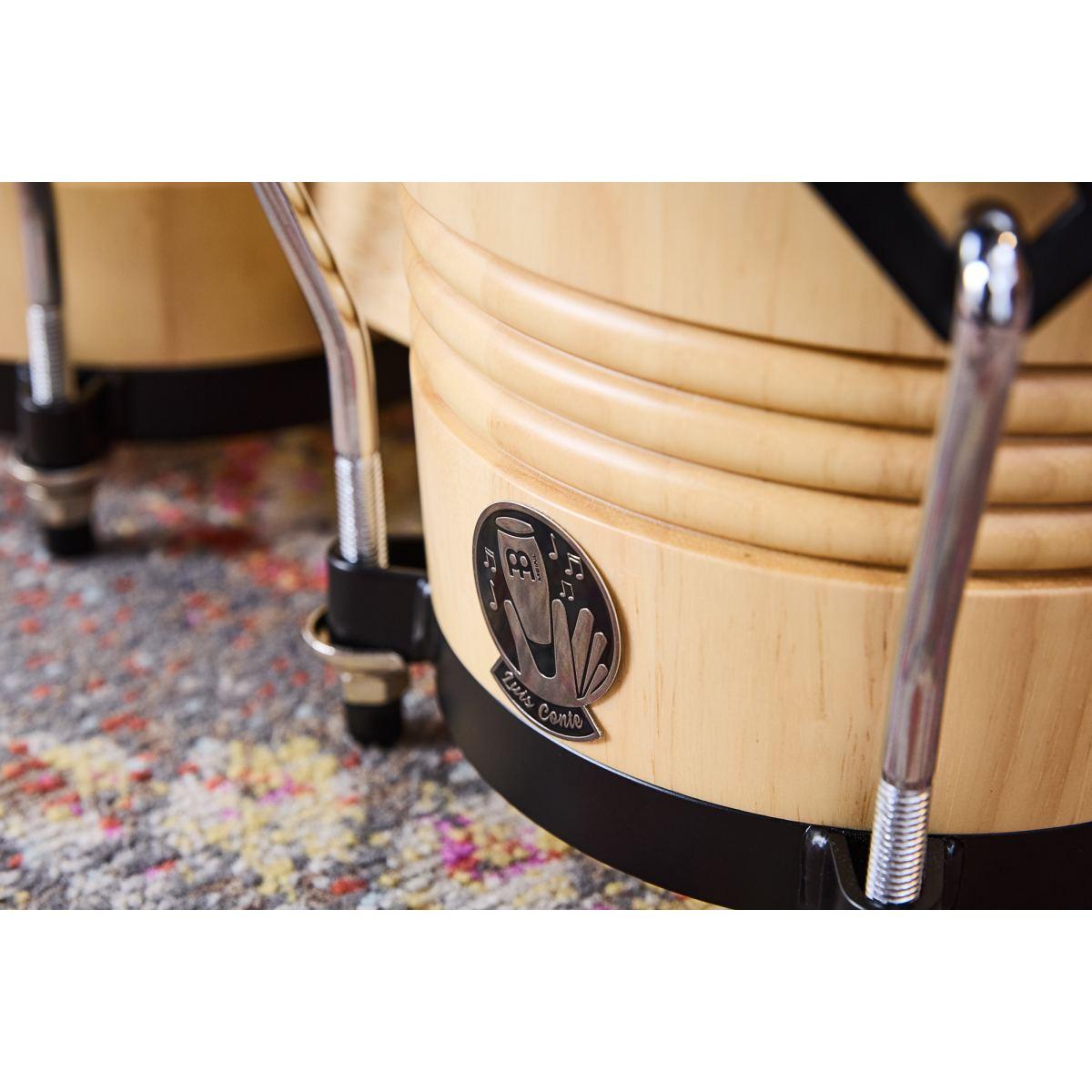 MEINL LCR300NT-M Luis Conte Signature Wood Bongos 6 3/4 & 8"