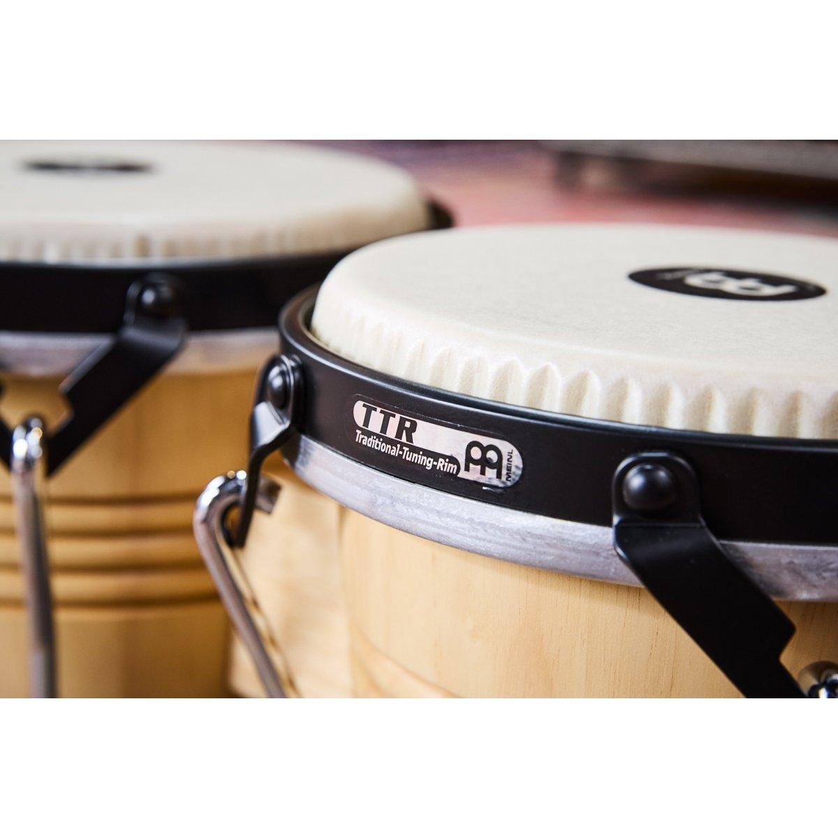 MEINL LCR300NT-M Luis Conte Signature Wood Bongos 6 3/4 & 8"