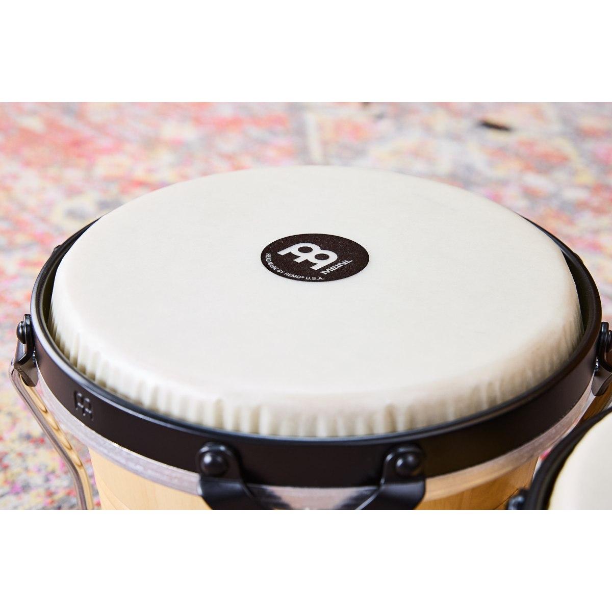MEINL LCR300NT-M Luis Conte Signature Wood Bongos 6 3/4 & 8"