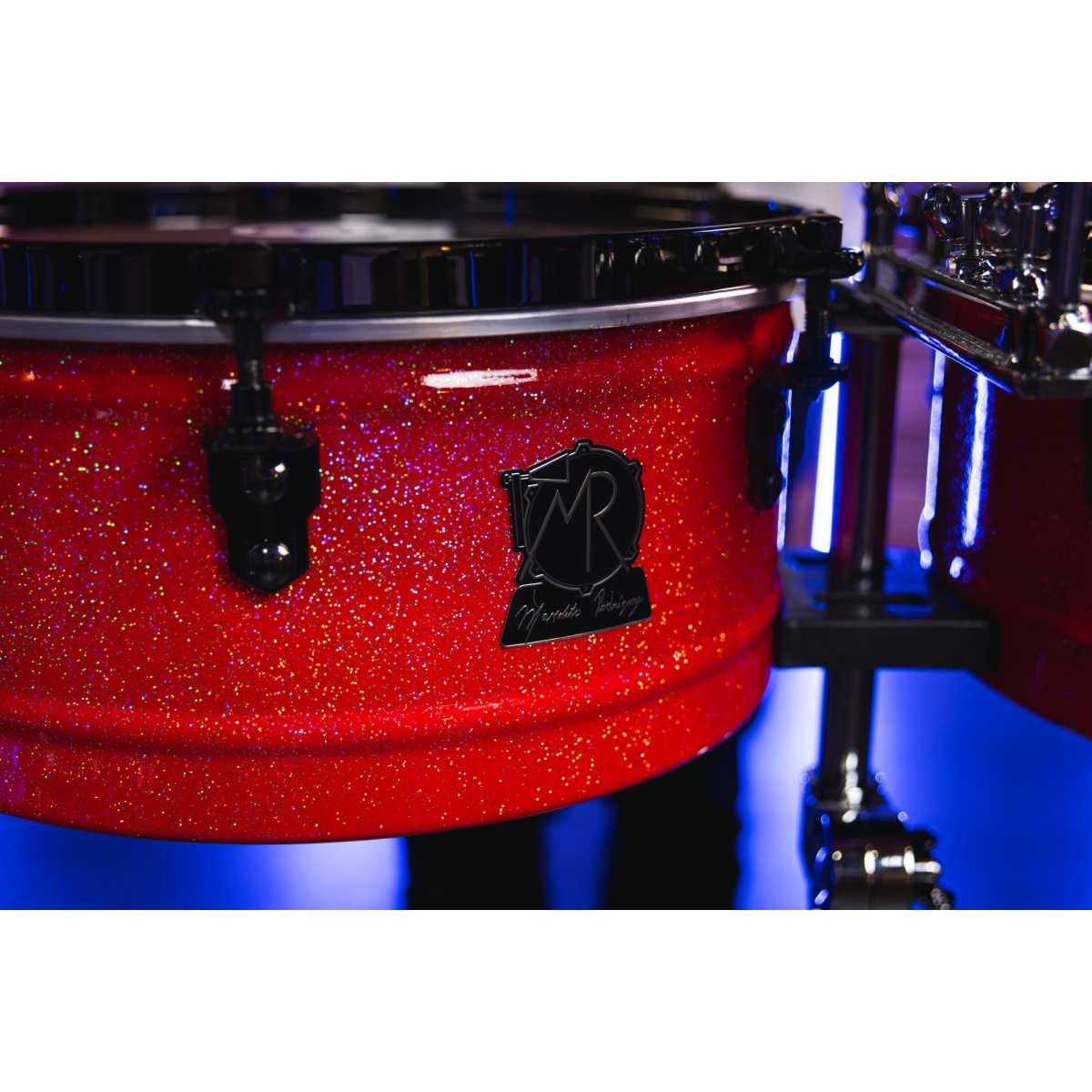 MEINL MR1415 Manolito Rodriguez Signature Timbales 14 & 15 Atomic Red