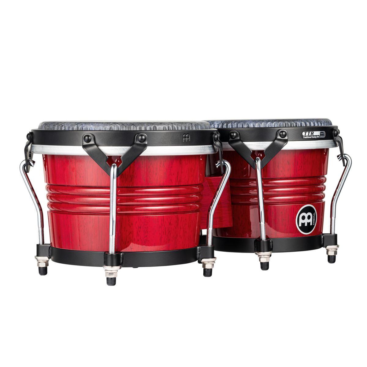 MEINL WBTR300WR Traditional Bongos 6 3/4 & 8 Red Wine