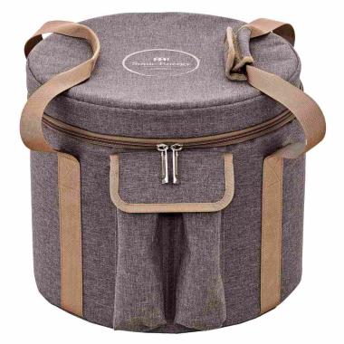 SONIC ENERGY CSBB12BR Borsa per campane tibetane in cristallo da 11" e 12" marrone