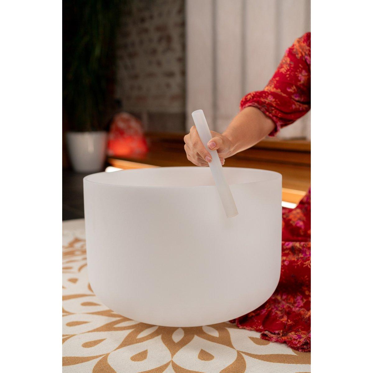 SONIC ENERGY CSB16C3 Campana di cristallo da 16", nota C3, 432 Hz, chakra della radice