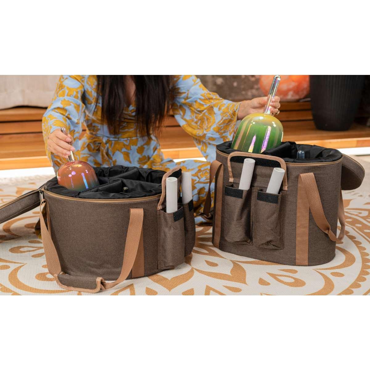 SONIC ENERGY ESOLCSBSET Set di campane tibetane in cristallo Essence Solfeggio da 6 pezzi