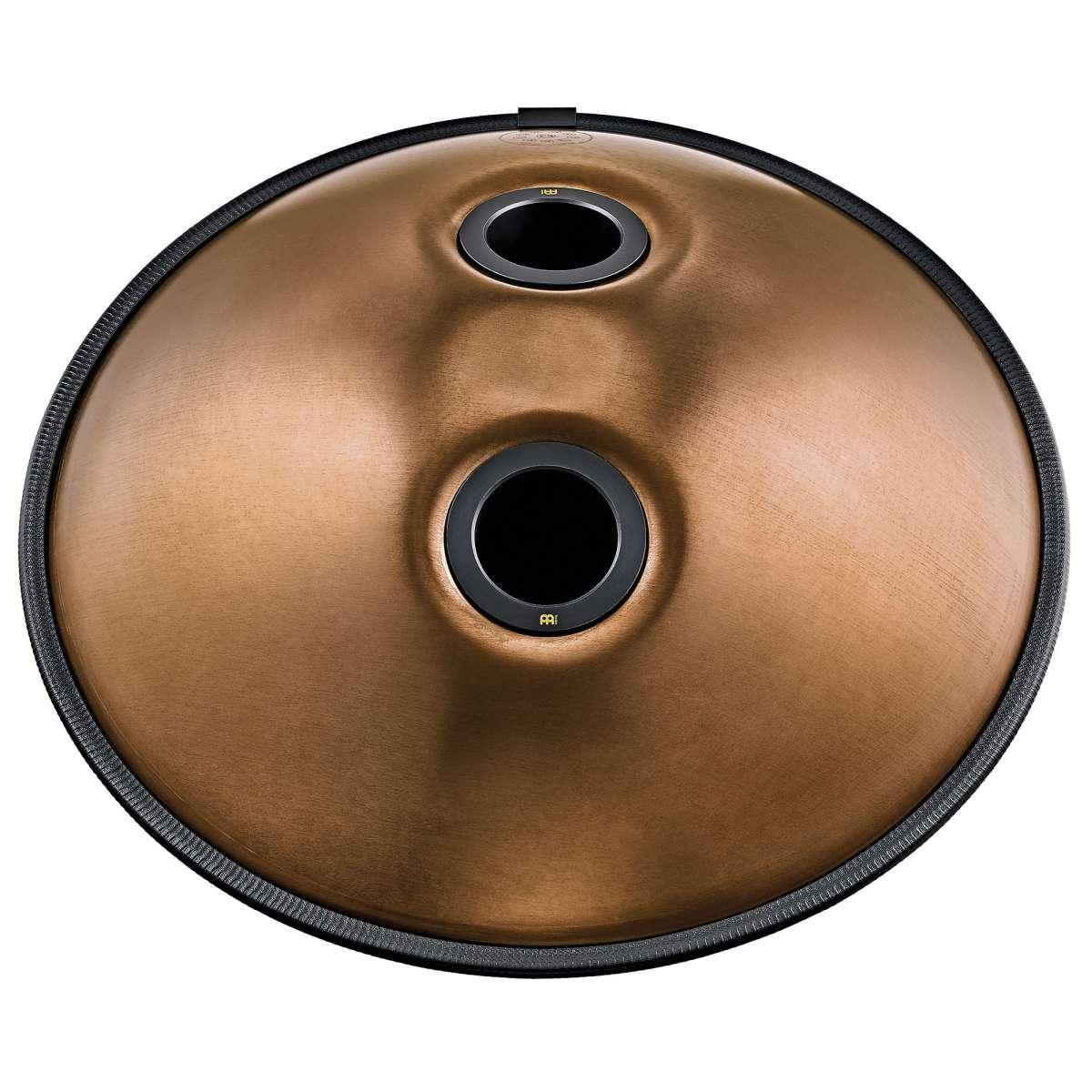 SONIC ENERGY HPSTL102CU Handpan sensoriale acciaio inossidabile E La Sirena 10 note 432 Hz rame vintage design inciso